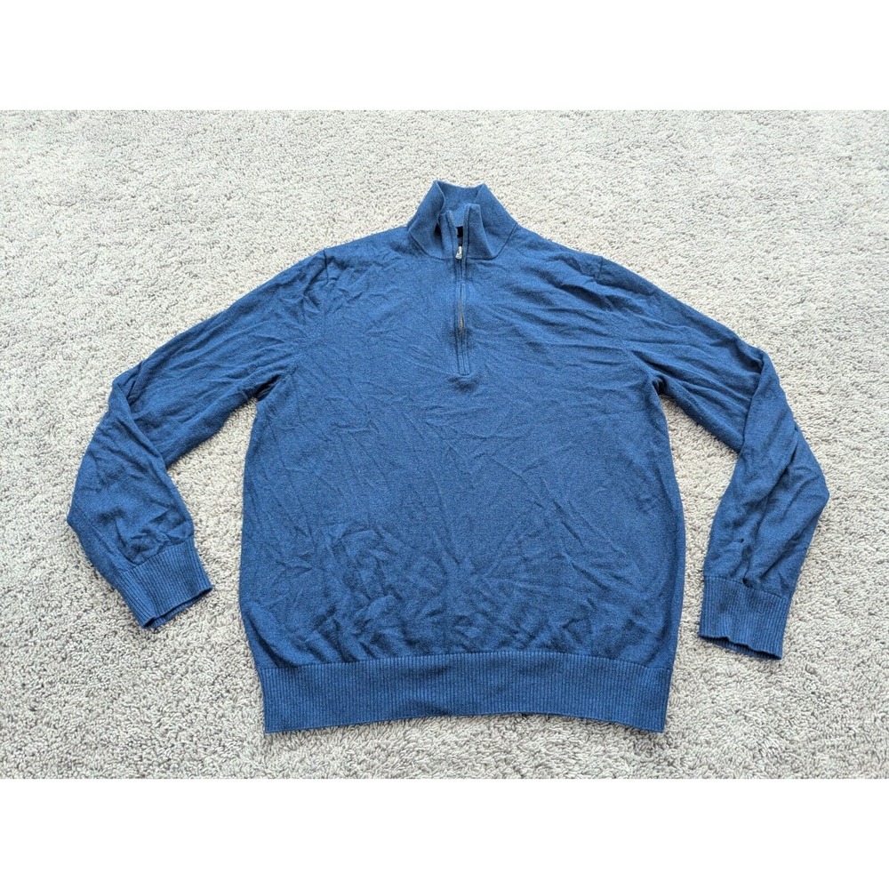 GAP Pullover Men's Extra Large‎ Sweatshirt 1/4 Zip 5% Cashmere